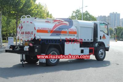 ISUZU NPR 190HP 4x4 4WD military offroad fuel bowser