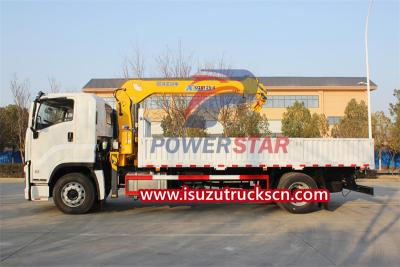 ISUZU FVR truck with crane for sale