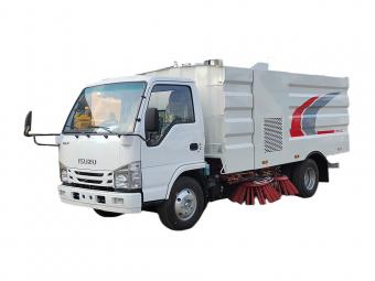 Hydraulic boom sweeper truck Isuzu