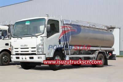 ISUZU stainless steel fuel bowser for sale