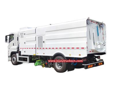 Giga Isuzu EV Electric Street Washing Cleaning Sweeper Truck