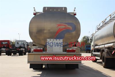 ISUZU stainless steel fuel bowser for sale