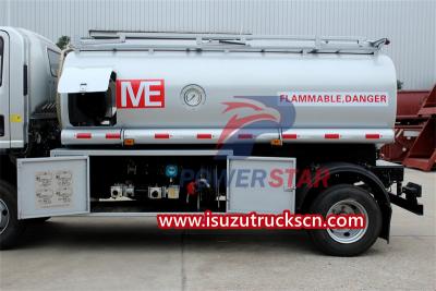 ISUZU 4x4 diesel tanker truck for sale