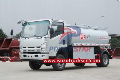ISUZU 4x4 diesel tanker truck for sale