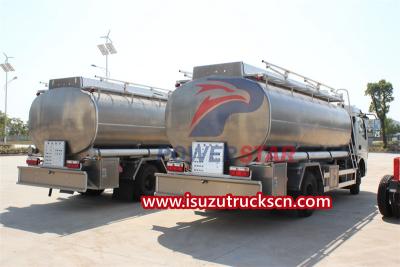ISUZU stainless steel fuel bowser for sale