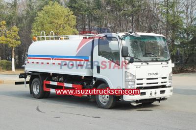 Isuzu 7000L drinkable water tank lorry export Philippines