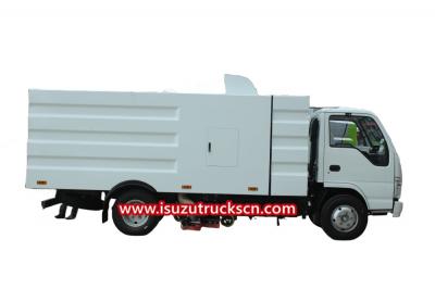 Isuzu Pure Vacuum Sweeping Truck for cement factory