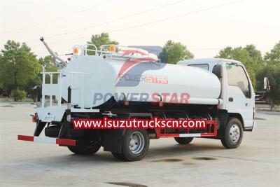 Isuzu water bowser drinking water tank truck for sale