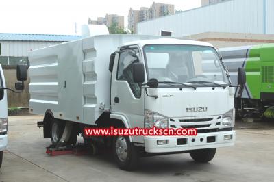 Isuzu Pure Vacuum Sweeping Truck for cement factory