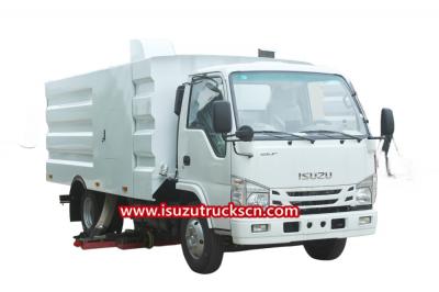 Isuzu Pure Vacuum Sweeping Truck for cement factory
