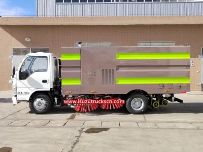 Isuzu brand Broom Mechanical Sweeper Truck
