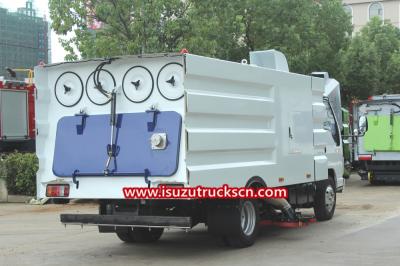 Isuzu Pure Vacuum Sweeping Truck for cement factory