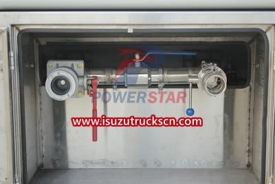 Isuzu water bowser drinking water tank truck for sale