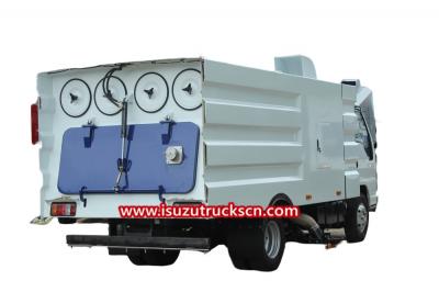 Isuzu Pure Vacuum Sweeping Truck for cement factory