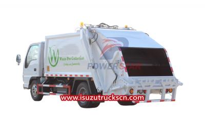 4000L hydraulic compressive garbage truck with 4CBM capacity