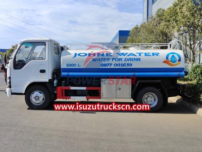 Isuzu drinking water bowser trucks for hire near me