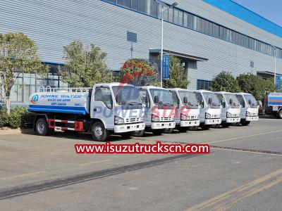 Isuzu drinking water bowser trucks for hire near me