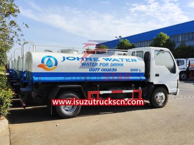 Isuzu drinking water bowser trucks for hire near me