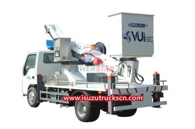 Isuzu chassis Telescopic Boom Bucket Truck