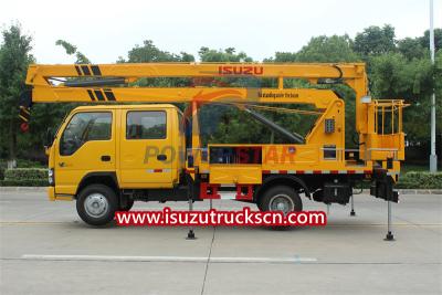 Isuzu NKR 18m aerial work platform truck