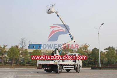 Isuzu GIGA 20m Articulating platform truck export Philippines