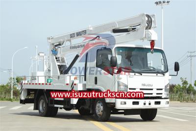 Isuzu NPR ELF 18m Articulated Boom Aerial Work truck