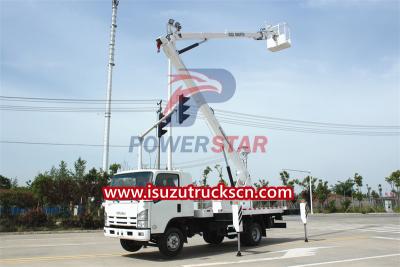 Isuzu NPR ELF 18m Articulated Boom Aerial Work truck