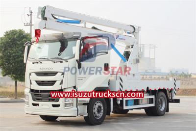 Isuzu GIGA 20m Articulating platform truck export Philippines