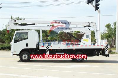 Isuzu NPR ELF 18m Articulated Boom Aerial Work truck