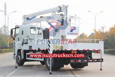 Isuzu GIGA 20m Articulating platform truck export Philippines