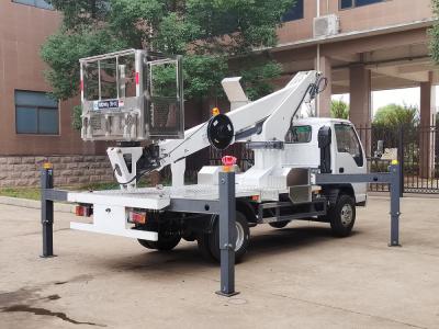 Isuzu chassis brand 20m 22m 24m Telescopic Boom Platform Truck Aerial Bucket Truck