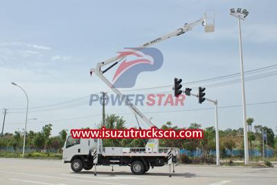 Isuzu NPR ELF 18m Articulated Boom Aerial Work truck