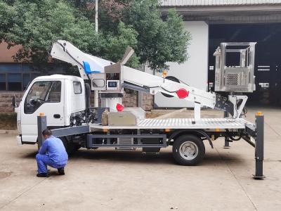 Isuzu chassis brand 20m 22m 24m Telescopic Boom Platform Truck Aerial Bucket Truck