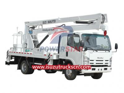 Isuzu NPR ELF 18m Articulated Boom Aerial Work truck