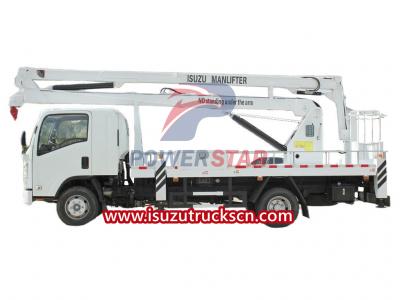 Isuzu NPR ELF 18m Articulated Boom Aerial Work truck