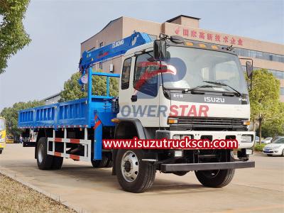 ISUZU FVR off-road truck mounted crane