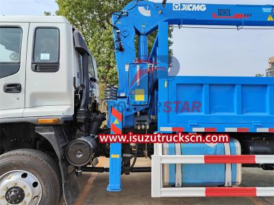 ISUZU FVR off-road truck mounted crane