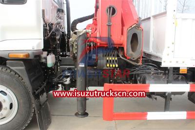 ISUZU FTR truck mounted knuckle crane Palfinger SPK23500