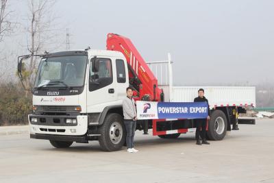 ISUZU FTR truck mounted knuckle crane Palfinger SPK23500