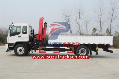 ISUZU FTR truck mounted knuckle crane Palfinger SPK23500