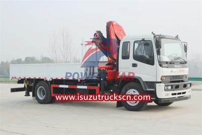 ISUZU FTR truck mounted knuckle crane Palfinger SPK23500