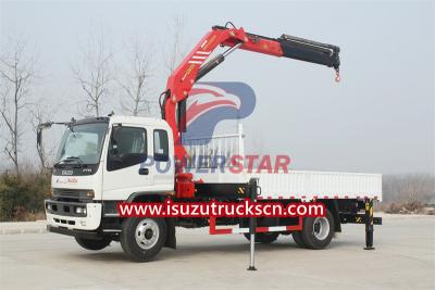 ISUZU FTR truck mounted knuckle crane Palfinger SPK23500