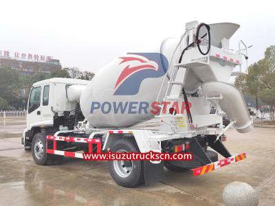 Philippines ISUZU FTR Concrete Transit Mixer Truck