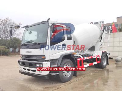 Philippines ISUZU FTR Concrete Transit Mixer Truck