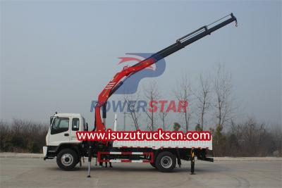 ISUZU FTR truck mounted knuckle crane Palfinger SPK23500