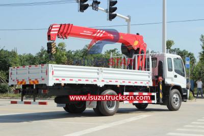 Palfinger Straight Boom Mounted Crane Truck Isuzu FTR