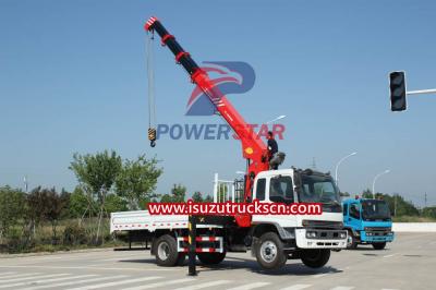 Palfinger Straight Boom Mounted Crane Truck Isuzu FTR