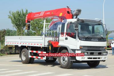 Palfinger Straight Boom Mounted Crane Truck Isuzu FTR