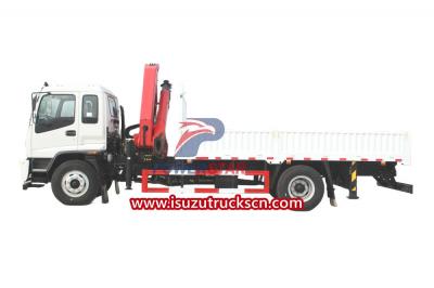 Isuzu self loader palfinger crane boom truck