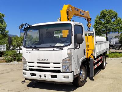 ISUZU truck mounte crane XCMG for sale